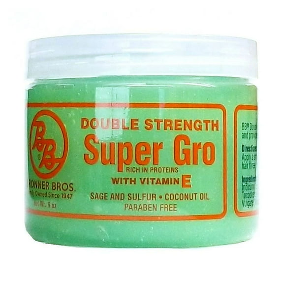 Bronner Brothers Super Gro Double Strength Regular, 6 Oz., Pack of 6