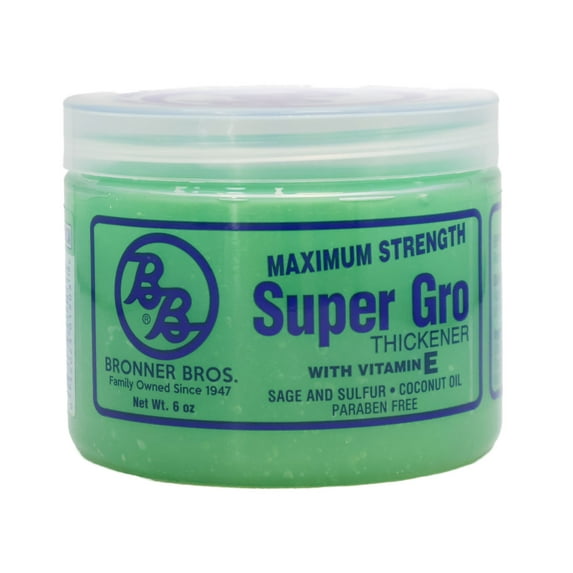 Bronner Brothers Super Gro Strength Maximum, 6 Oz., Pack of 2