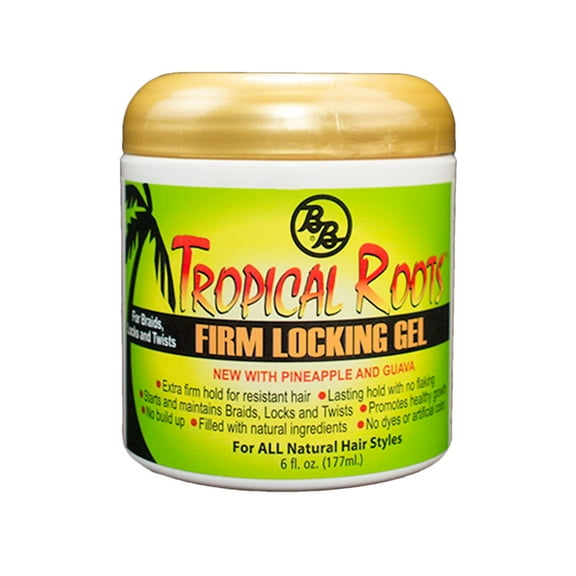 Bronner Brothers Tropical Roots Firm Locking Gel, 6 Oz.