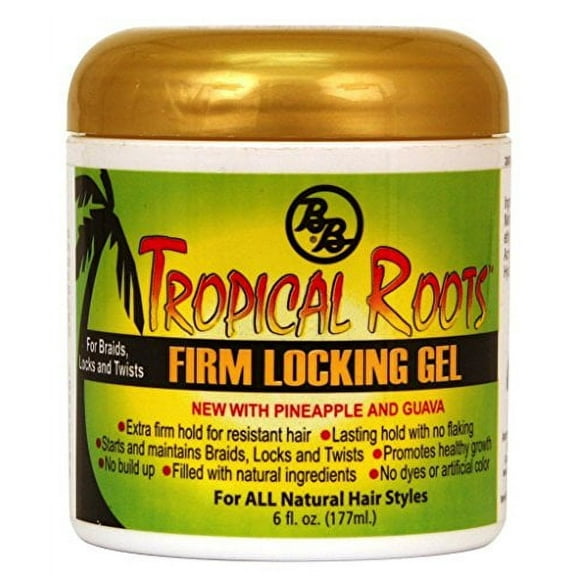 Bronner Brothers Tropical Roots Firm Locking Gel, 6 oz, 3 Pack