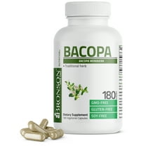 Bronson Bacopa 1200 MG Supports Healthy Brain Function and Mental Performance, Traditional Herb, Non-GMO, 180 Vegetarian Capsules