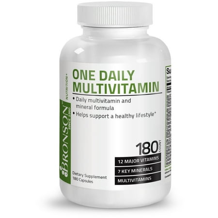 Bronson GTC Formula #2 Daily Multivitamin and Mineral Formula, 180 Capsules