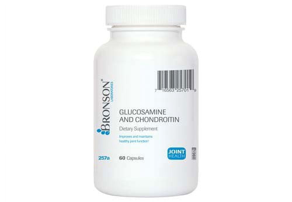 Bronson Glucosamine and Chondroitin, 60 Capsules
