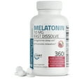 Bronson Melatonin 10mg Fast Dissolve Tablets - Sleep Aid - Fall Asleep ...