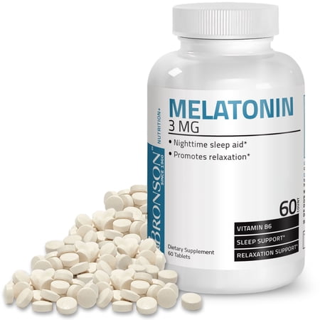 Bronson Melatonin 3 mg, 60 Tablets