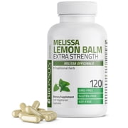 Bronson Melissa Lemon Balm Promotes Relaxation Non-GMO, 120 Vegetarian Capsules