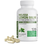 Bronson Melissa Lemon Balm Promotes Relaxation Non-GMO, 120 Vegetarian Capsules