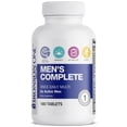thumbnail image 1 of Bronson Men's Complete Once - Daily Multi For Active Men, 1 Tablet Multivitamin, Supports Muscle Function, Immunity, Metabolism, & Energy, 180 Tablets, 1 of 2