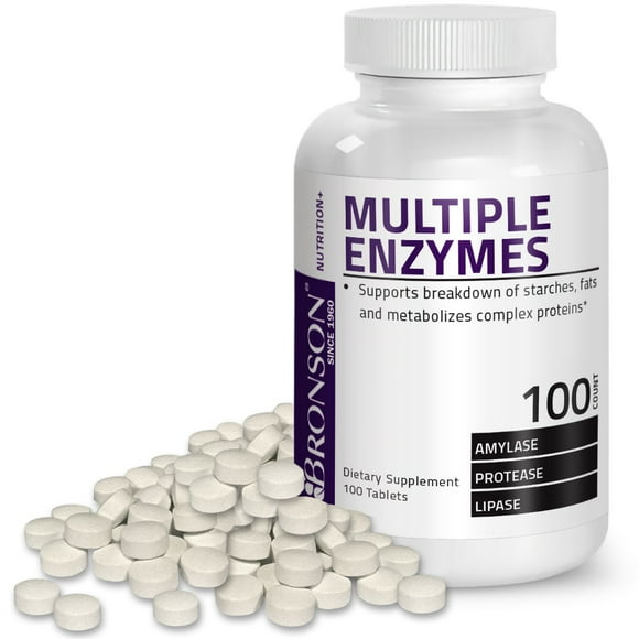 Bronson Multiple Enzymes, 100 Tablets