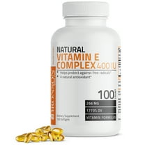 Bronson Natural Vitamin E Complex 400 I.U. (D-alpha Tocopherol), 100 Softgels