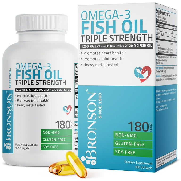 Triple Strength Omega 1000 Epa 500 Dha Trunature Triple Strength