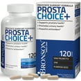 thumbnail image 1 of Bronson ProstaChoice+ Superior Formula for Prostate Support with Saw Palmetto, Zinc, Pumpkin Seed, 120 Capsules, 1 of 4