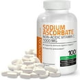 thumbnail image 1 of Bronson Sodium Ascorbate Non Acidic Vitamin C 1000mg Non-GMO, 100 Tablets, 1 of 2