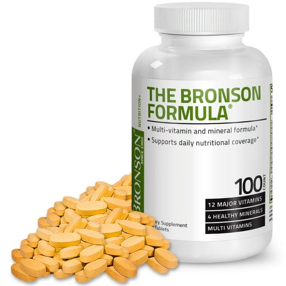 Bronson The Bronson Formula, Daily Nutritional Formula, 100 Tablets