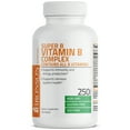 thumbnail image 1 of Bronson Vitamin B Complex (Vitamin B1, B2, B3, B6, B9 - Folic Acid, B12), 250 Tablets, 1 of 4