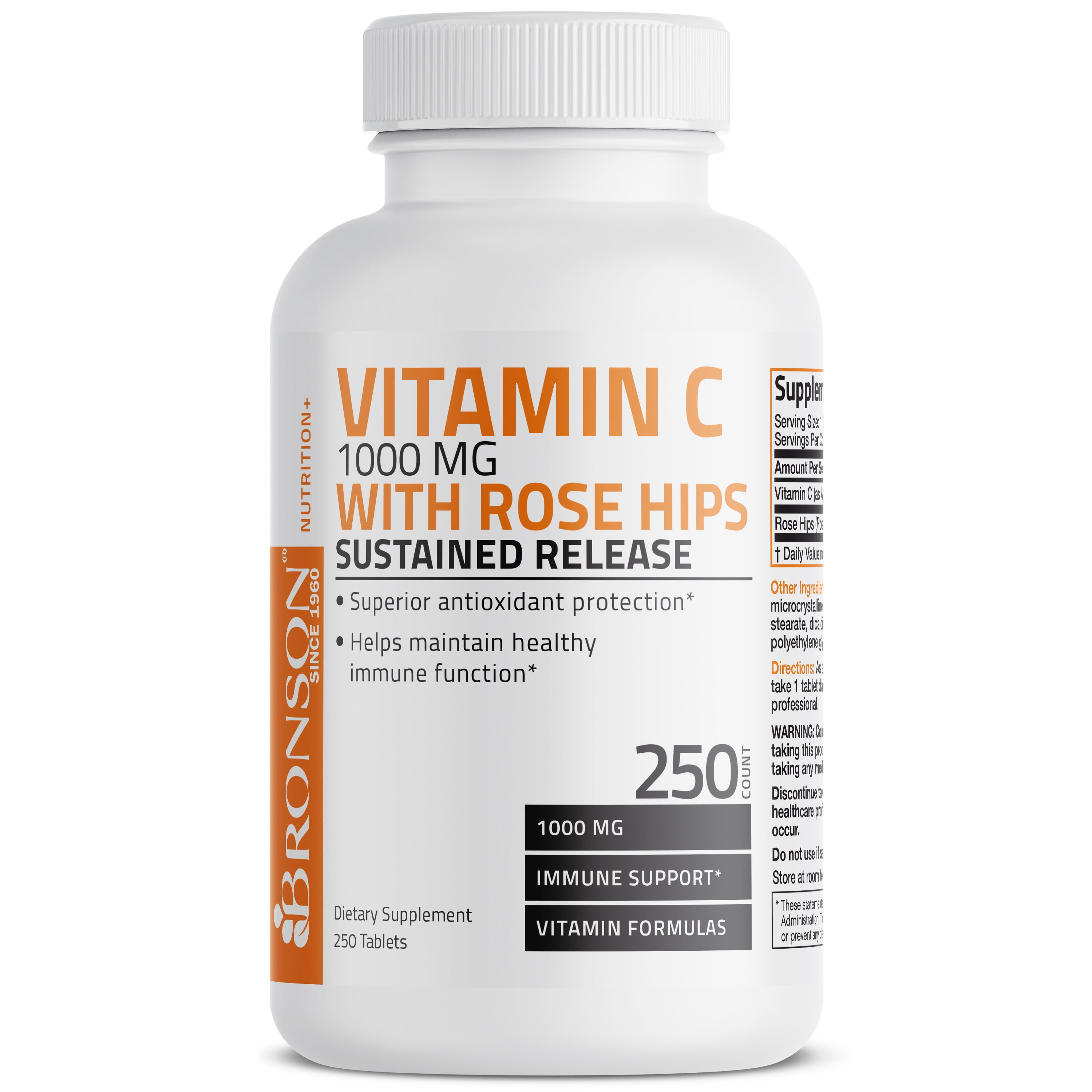 Sustained Release Vitamin C-1000 mg with Rose Hips