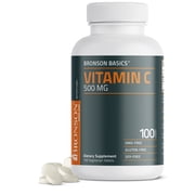 Bronson Vitamin C 500 MG Supports a Healthy Immune System & Antioxidant Protection, Non-GMO, 100 Vegetarian Tablets