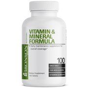 Bronson Vitamin & Mineral Formula, 100 Tablets