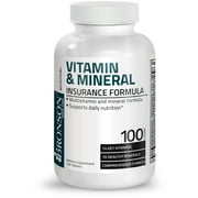 Bronson Vitamin & Mineral Insurance Formula, 100 Tablets