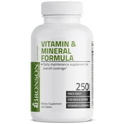 Bronson Vitamin and Mineral Formula, 250 Tablets