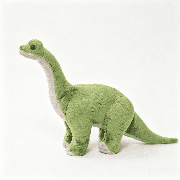 Brontosaurus Dinosaur Stuffed Toy – 9.7'' Soft Stuffed Dinosaur Plushie, Cute Brontosaurus Plush Animal Doll for Dino Lovers Gift