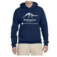 thumbnail image 1 of Brontosaurus Science Museum of Minnesota Stranger Fan Mens TV Graphic Hoodie, 1 of 1