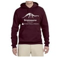 thumbnail image 1 of Brontosaurus Science Museum of Minnesota Stranger Fan Mens TV Graphic Hoodie, 1 of 1