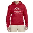 thumbnail image 1 of Brontosaurus Science Museum of Minnesota Stranger Fan Mens TV Graphic Hoodie, 1 of 1