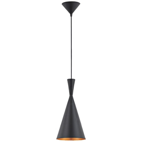 One Light Pendant-Black Finish    -Traditional Installation Eurofase Lighting 20437-015