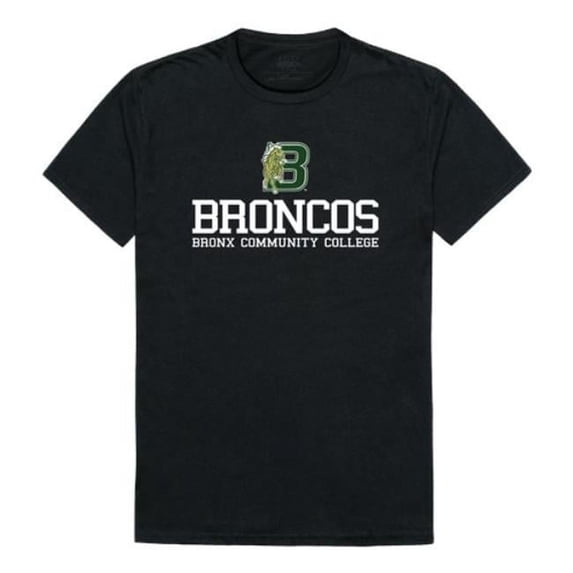 Bronx Community College Broncos Arch T-Shirt, Black - 2XL