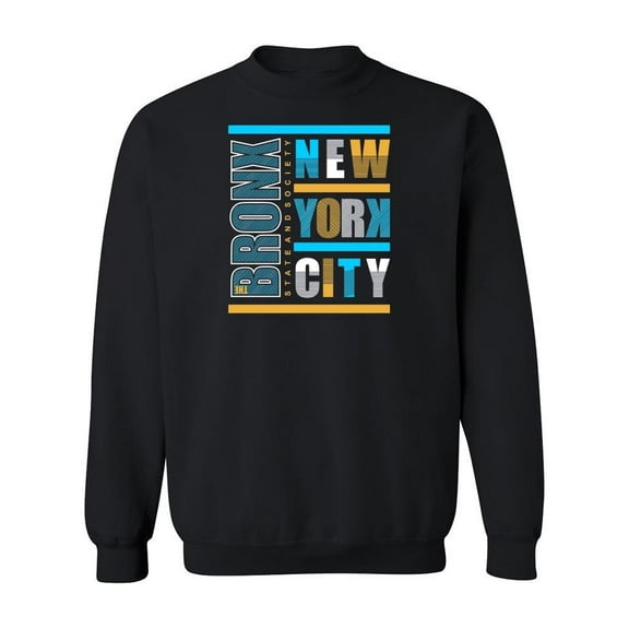 Bronx New York City Sweatshirt Men -Image by Shutterstock, Male 3X-Large