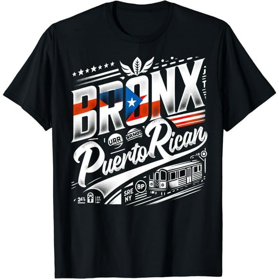 Bronx Puerto Rican New York Latino Puerto Rico T-Shirt