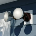 thumbnail image 1 of Bronze 2 Light Outdoor Security Flood Light with Adjustable Heads - Switch Controlled, 1 of 10