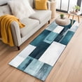thumbnail image 1 of Bronze Abstract Washable Runner Rugs 2'x6', Modern Rustic Geometric Low Pile Throw Entryway Rug Non-Slip Sturdy Edge Binding Carpet for Indoor Bedside Entrance Bedside, 1 of 9