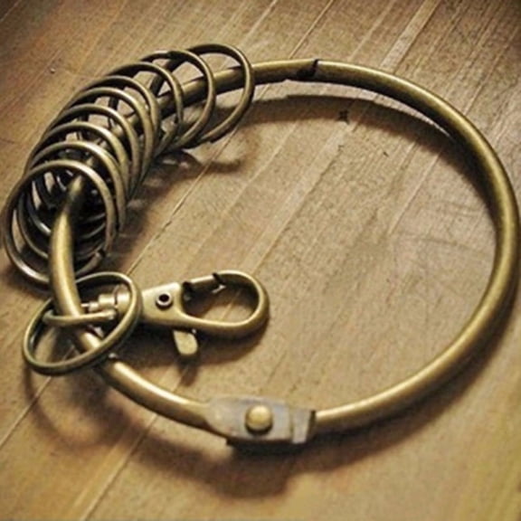 Bronze Alloy Big Key for Daily Use with Compact Design and Approx. 3.346inch Big Diameter