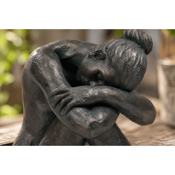 Bronze Ballet Large Yoga Dancer Statue Home Office Decor