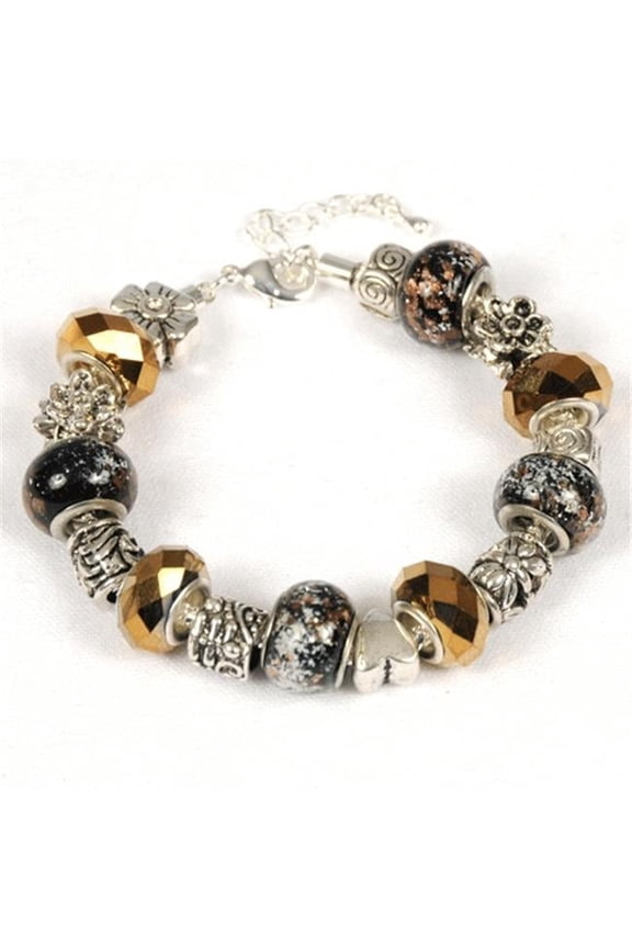 Bronze Beauty Charm Bracelet
