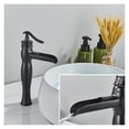 thumbnail image 1 of Bronze Black Faucet Bathroom Sink Faucet Hot Cold Water Mixer Crane Deck Mounted Single Handle Bath Tap Basin Faucets, 1 of 7
