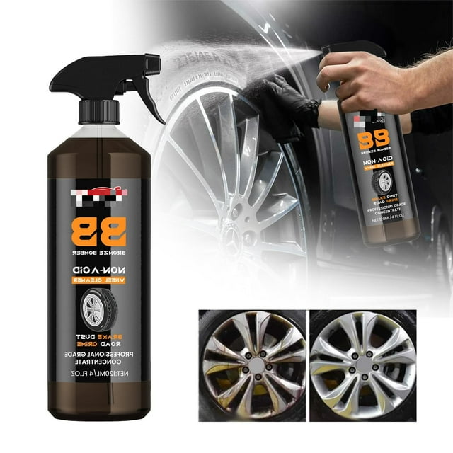 Bronze Bomber Brake Wheel Cleaner, 120ML Break Bomber NonAcid Wheel