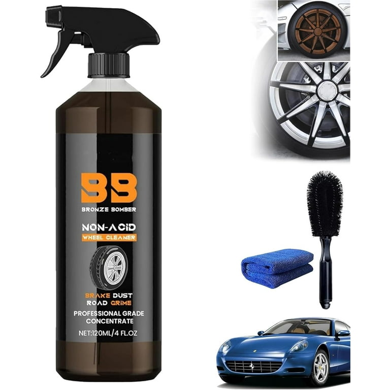 Secret Labs Non-Acid Bronze Bomber Wheel Cleaner, Chrome Cleaning