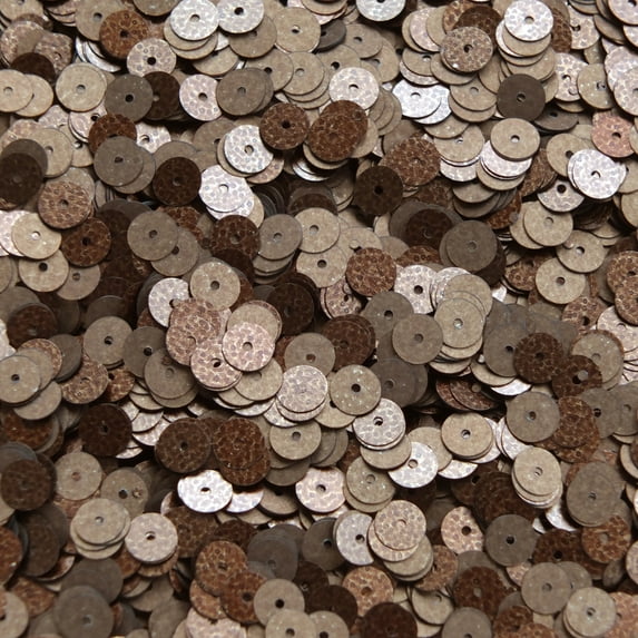 Bronze Brown Sequins 6mm Matte Silk Frost Made in USA