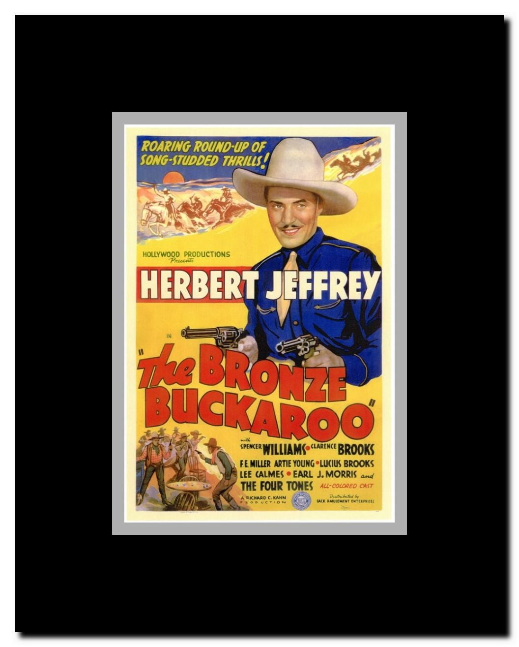 Bronze Buckaroo Framed Movie Poster