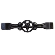 Bronze Cast Iron Texas Star Kitchen Door Pull Hardware Rustic Vanity Handle