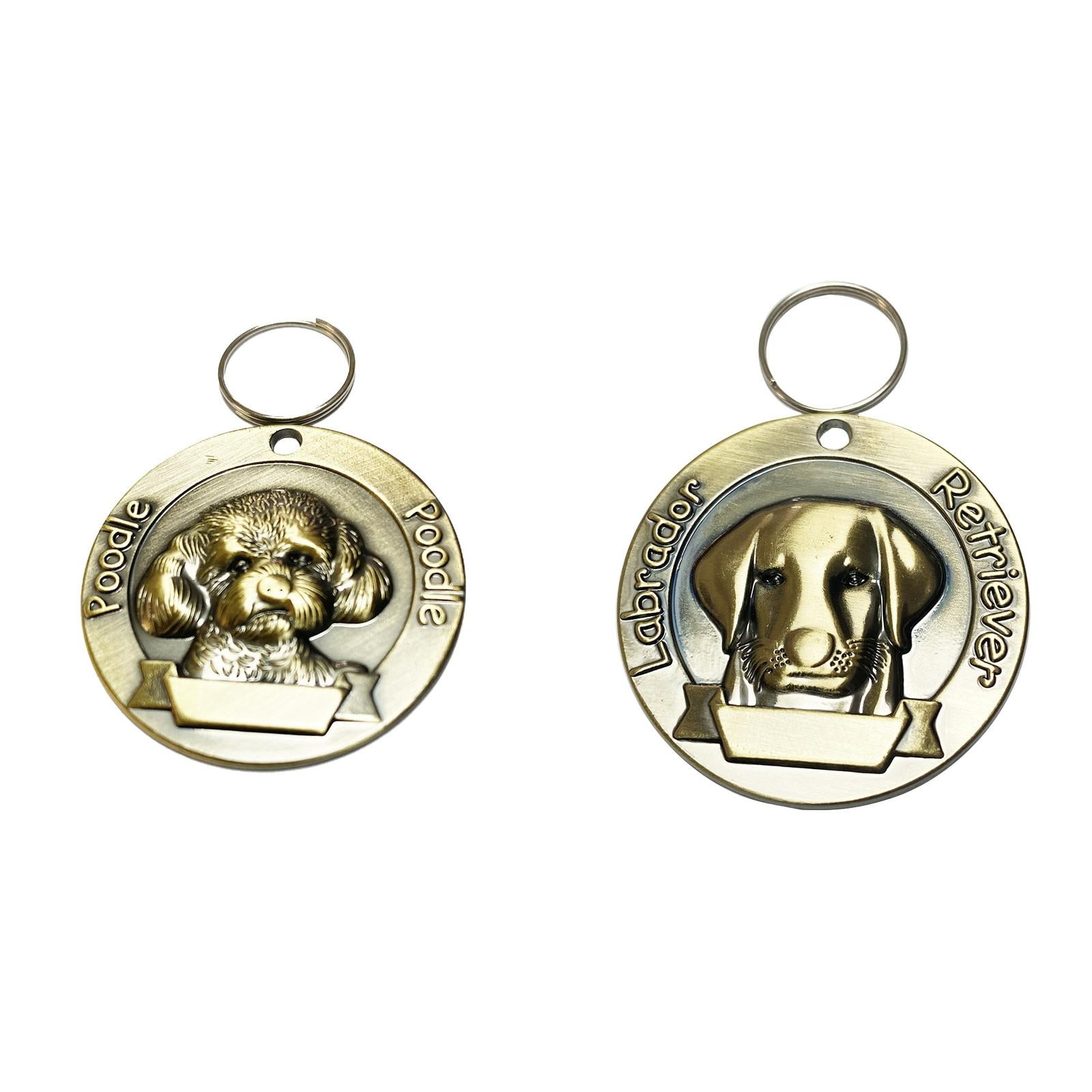 Bronze Dog Tags With Three Pet Necklace With Chain Necklace Luminous ...