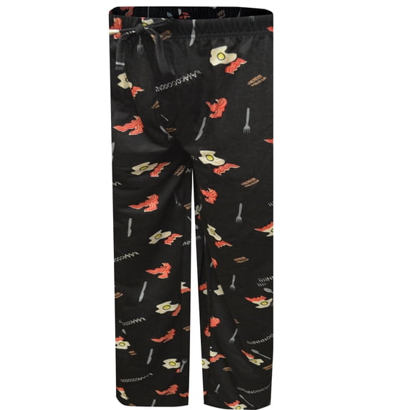 Bronze Eagle Mens Breakfast Bacon Eggs and Sausage Lounge Pants (Large)