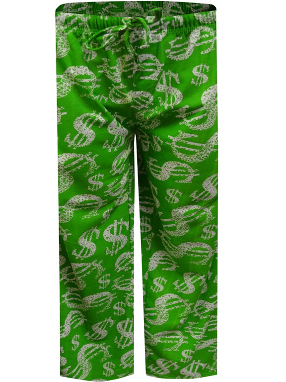 Mens Dollar Signs Cha-Ching Lounge Pants (Large)