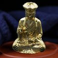thumbnail image 1 of Bronze Figurine Classical Artistic Casting Stable Small Antique Buddha Sculpture Bookshelf Decoration Couple, 1 of 8