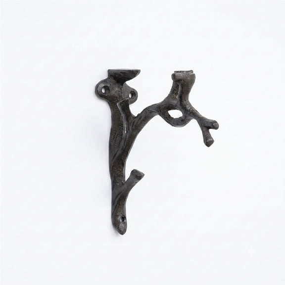 Bronze Finish Iron Tree Branch Shelf Bracket Wall Mount Support 18x15.5cm