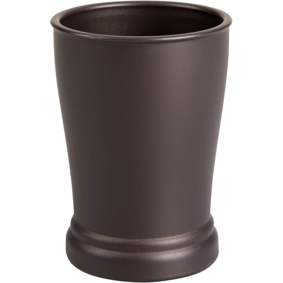 Bronze Finish Plastic Tumbler Cup, Durable Bathroom Accessory Cup for Toothbrush Storage, Suitable for Bathroom Vanity Sink Countertops
