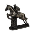 thumbnail image 1 of Steeplechase Horse and Rider Action Cold Cast Bronze Figurine, 1 of 3